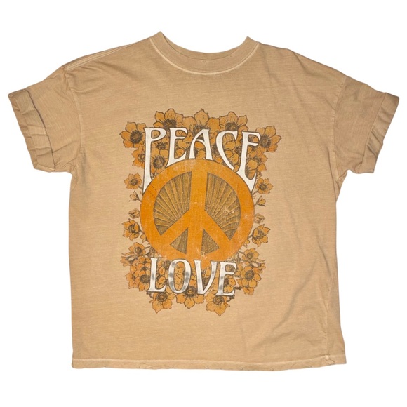Girl Dangerous Graphic Tee XS – Peace Love Retro 70s Hippie Boho - Picture 4 of 11